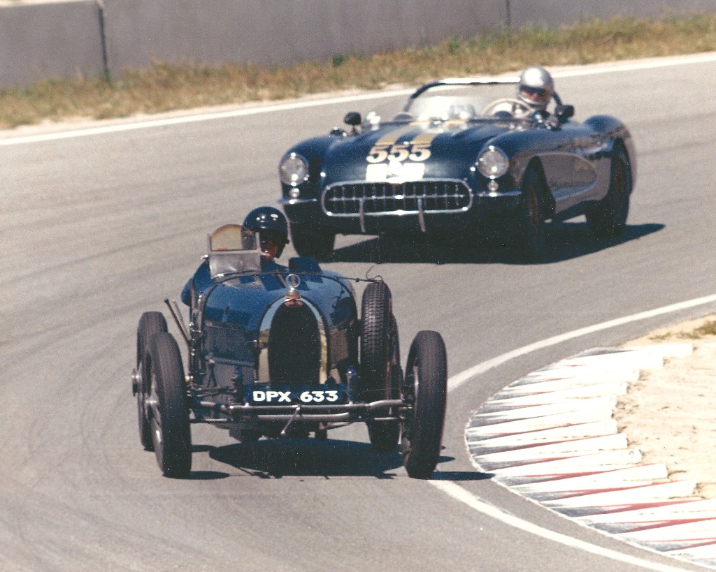 Bugatti and Corvette