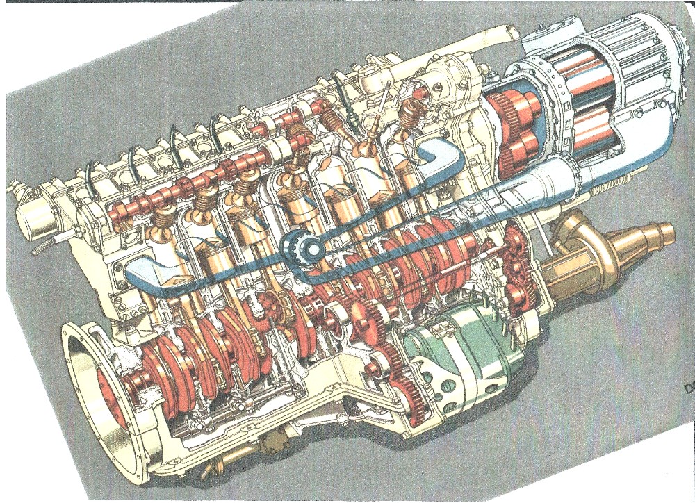 engine cutaway